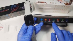 Обзор смарт часов X8 Max реплика Apple Watch 8 Распаковка и тест
