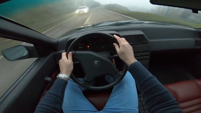 Alfa Romeo 164 3.0 V6 manuale (1989) onboard POV audio 3D смотреть онлайн
