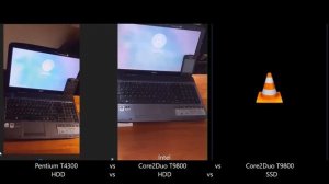 CPU & Hard Disk upgrade: Intel Pentium T4300/HDD vs Core 2Duo T9800/HDD vs Core 2Duo T9800/SSD