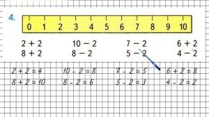 Страница 96 Задание 4 – Математика 1 класс (Моро) Часть 1