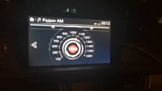 Прием сигналов приводного радиомаяка (NDB) - AR Бужарово (1080 kHz)  на автомагнитолу.