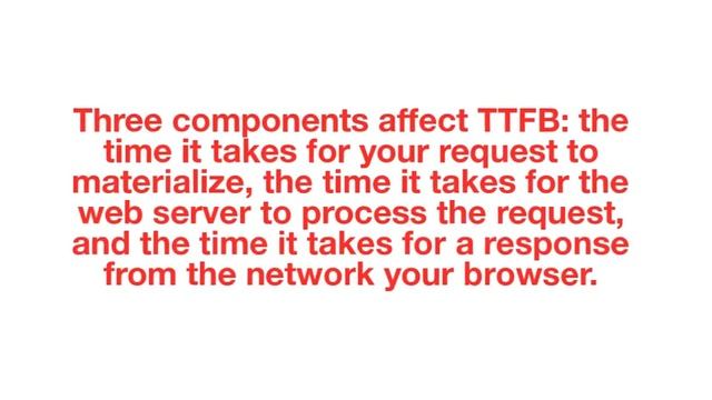 Page Speed | Time To First Byte смотреть онлайн