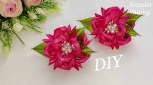 Яркие банты на лето своими руками / DIY