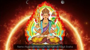 [1/2 Hour]🌟 Akasagarbha Mantra: Namo Akasagarbhaya Om Arya Kalmali Mauli Svaha💥