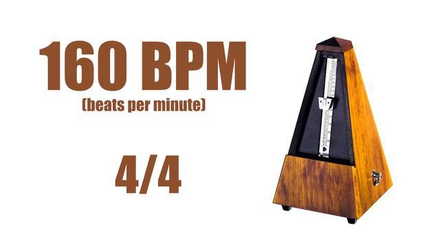 160 BPM Metronome 4/4 – Best Online Metronome 160 Beats Per Minute смотреть онлайн