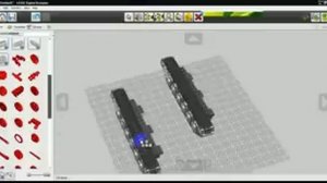 сборка гусениц в Lego Digital Designer 4.2.flv