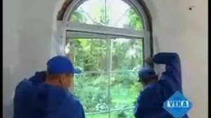 Установка окон VEKA в загородном доме.