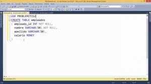 Crear Tabla base de datos - Ms SQL Server - Transact SQL- Paso a paso