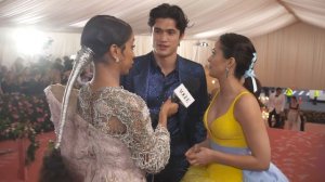 Camila Mendes and Charles Melton on their First Met Gala | Met Gala 2019 with Liza Koshy | Vogue