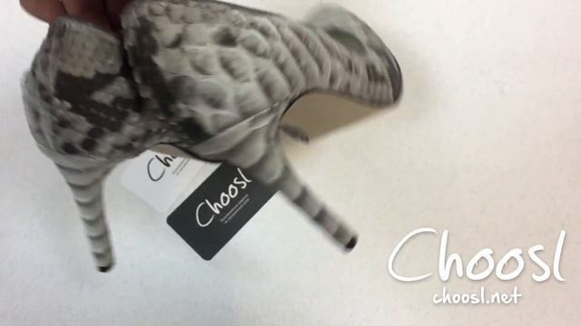 Женские лодочки из кожи питона, натуральной расцветки — Choosl смотреть онлайн