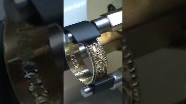 Обручальные кольца ГРАВИРОВКА колец из золота Ювелирный станок Magic R