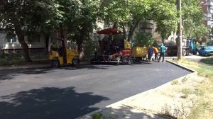 Как ремонтируют дорогу , укладывают асфальт / how to repair the road as laid asphalt