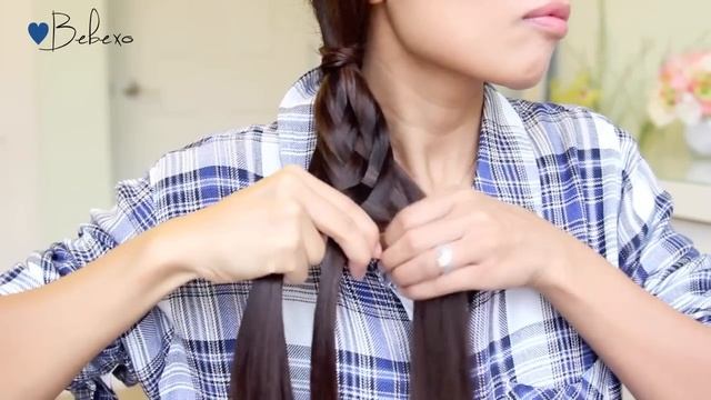 Woven Fishtail Braid Hairstyle | Hair Tutorial смотреть онлайн
