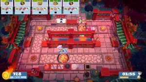 Overcooked 2 - Spring Festival DLC - Level 1-3 - 4 Stars - 2 Player co-op