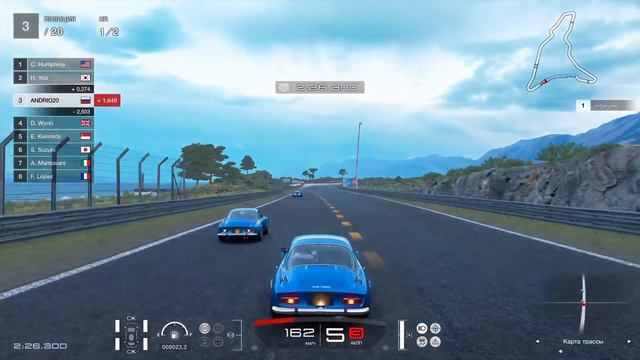 Gran Turismo Sport Alpine A110 1600S'72 (Dragon Trail Побережье) (PS4 PRO) смотреть онлайн