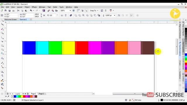 (BASIC) TUTORIAL 1 CorelDRAW X7 BASIC STEPS FOR BEGINNERS ENGLISH смотреть онлайн