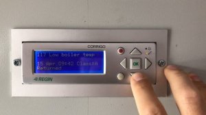 Regin Corrigo heating system automation controller automatizare cazane, pompe, comanda bus, utp