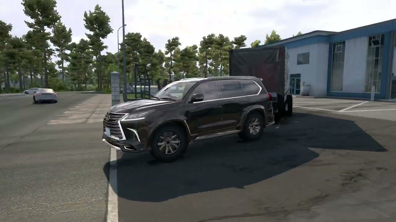 [ETS 2] 2021 Lexus LX 570 Super Sport_Luxury Cargo delivery смотреть онлайн