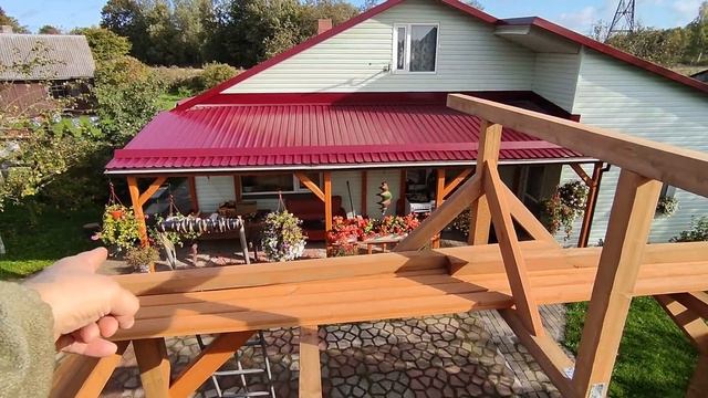 ВЫ УВИДИТЕ КАК Я РАБОТАЮ НА КРЫШЕ И ОБЪЯСНЯЮ ПОЧЕМУ МЫ РЕШИЛИ СТРОИТЬ ТАКОЙ БОЛЬШОЙ ДЕРЕВЯННЫЙ НАВЕ смотреть онлайн