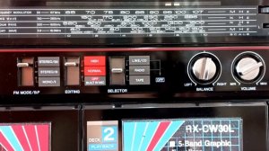 Panasonic RX-CW30 работа аппарата