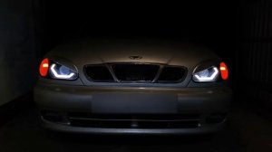 DLR Lanos. ДХО на ланос ручной работы + линзы Hella 5r