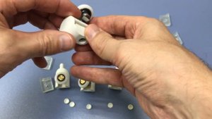 Обзор роликов для душевой кабины комплект 8 штук белые диаметр 23 мм