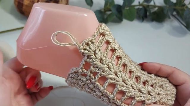 Как связать ажурные #следочки крючком. #носочкикрючком #следочкикрючком #вязаныеносочки #вязание