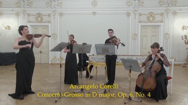 A. Corelli Concerto Grosso in D major, Op. 6, No. 4 смотреть онлайн