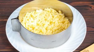 Салат Царский с курицей и шампиньонами