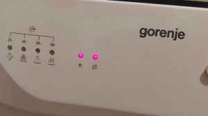 Gorenje GS 52110 BW mašina za sudove ne prima vodu