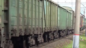 Электровозы ВЛ80С-429, ВЛ80С-838 и тепловоз 2ТЭ10М-2067 с грузовыми поездами