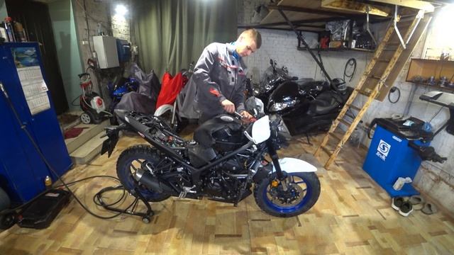 ТО Yamaha МТ-03 после первой зимы / Suha82 смотреть онлайн