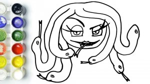 COMO DIBUJAR A MOMMY LONG LEGS SERPIENTE / HOW TO DRAW MOMMY LONG LEGS SNAKE