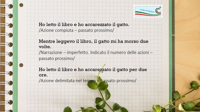 Passato prossimo o Imperfetto? Итальянская грамматика, уровень А2.