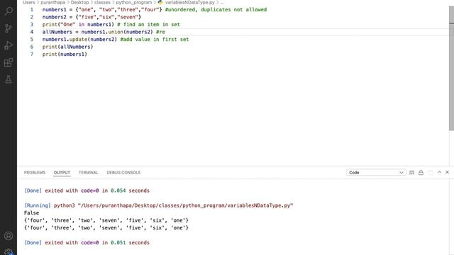 Collection Data Types in Python | Set Data Type | Python Tutorial For Beginners - #9 Codingxpert