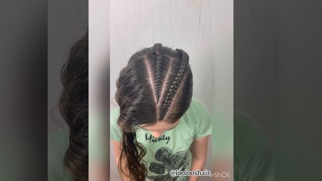 ??Reel / Short Video of this Half Up Hairstyle, Cute & Easy ?? #short #shortvideo #hairstyles