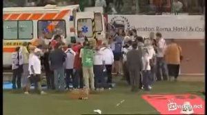 Капец!Копье попало судье в спину