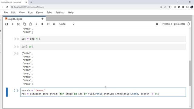 MetPy Mondays #245 - Using a Fuzzy Search to Find Stations смотреть онлайн