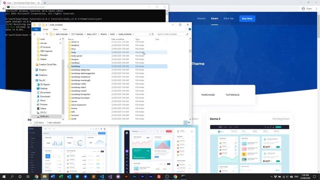 Gulp Installation - Keen Admin Theme смотреть онлайн