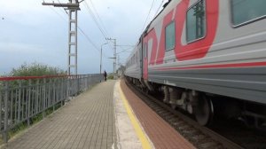 Электровоз ВЛ10-1871 с пассажирским поездом 679С Владикавказ-Адлер