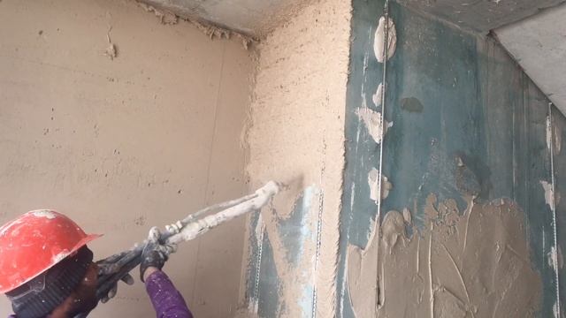 Штукатурка машинным способом. смотреть онлайн