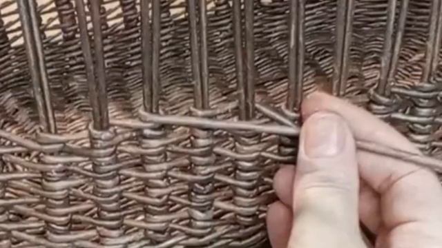 Ажурный узор "Завиток" из газетных трубочек.