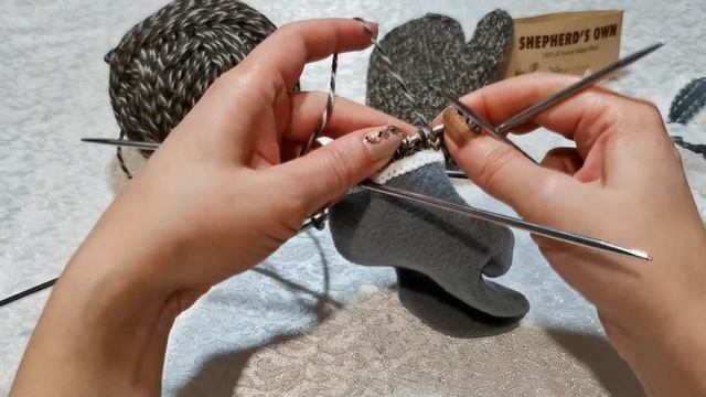 Вяжем детские варежки! Подклад из флиса. Пряжа FIBRANATURA ShepherdsOwn. Упрощённый метод! смотреть онлайн