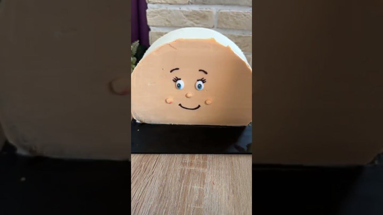 ТОРТ на боку  «ДЕВОЧКА» #идея #рецепты #cake #кондитер