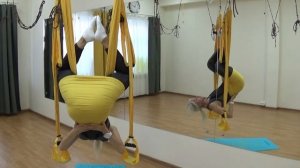 Прилегание гамака в "летучей мыши". Adaptive Aeroyoga Zdrava