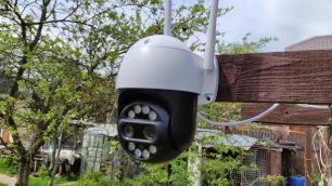 Поворотная WiFi камера видеонаблюдения с двойным объективом ANBIUX A8SB PTZ Dual Lens WiFi Security