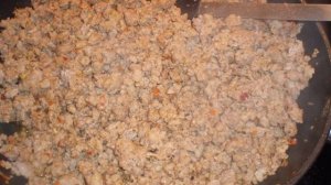 Гречка с фаршем на сковороде