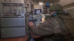 Работа специалистов подразделений войск связи ЗВО