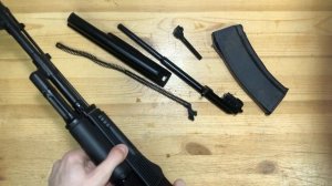 Разборка макета автомата АК-74М складной приклад (Ижевский механический завод)