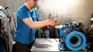 Капитальный ремонт тельфера → Часть II → Сборка редуктора. Покраска тельфера